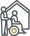 Specialist elderly and care accommodation located near to or within local centres